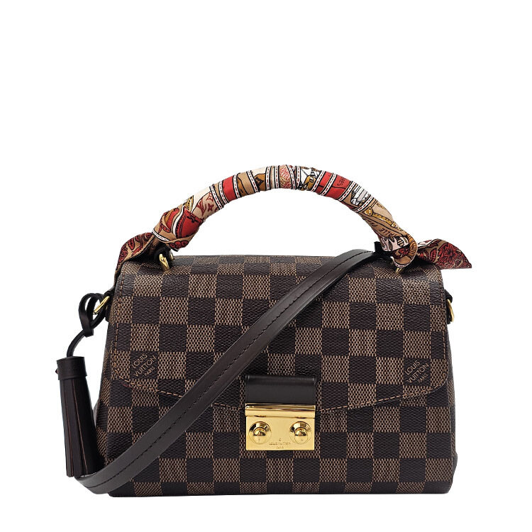 루이비통 크로아제트 다미에 에벤 토트백 + 방도 스카프 N53000 5414 - Louis Vuitton