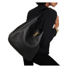 [비엔비명품관] Saint Laurent 생로랑 여성 그레인 레더 LE 5A7 스프트 라지 숄더백 썸네일 4