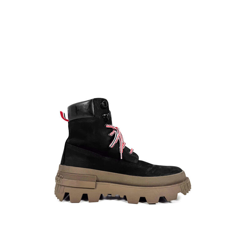 [중고명품비아르] [43.5] 몽클레어 남성 레이스업 미들 몬 코프 앵클 부츠 블랙 - Moncler