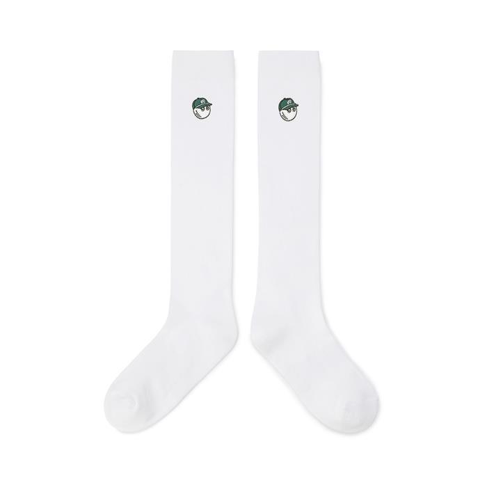 [밀라코/국내발송] 말본  베이직 와펜 니삭스 OFF WHITE  M6142PSC05OWT - Malbon