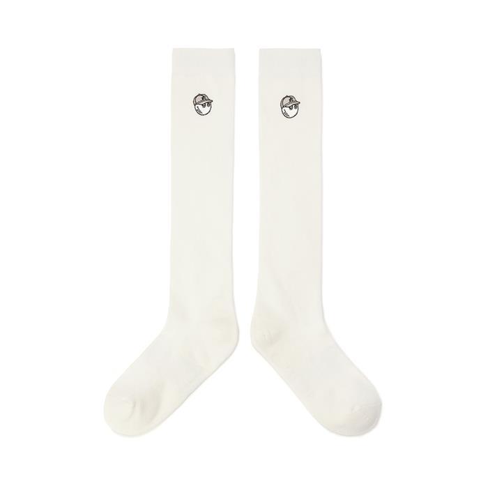 [밀라코/국내발송] 말본  베이직 와펜 니삭스 CREAM  M6142PSC05CRM - Malbon