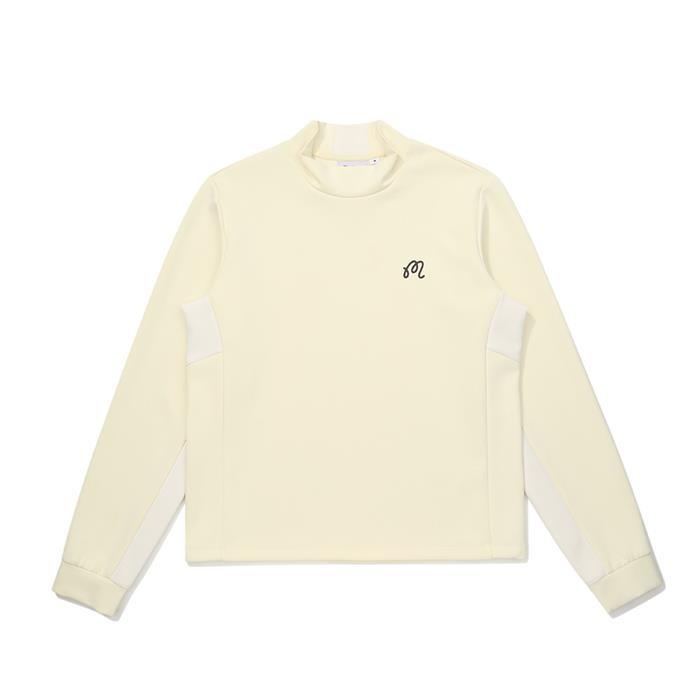 [밀라코/국내발송] 말본  세미 오버 모크넥 티셔츠 YELLOW  M6122PTL13YEL - Malbon