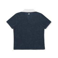 [밀라코/국내발송] 말본  배색 오픈 카라 티셔츠 NAVY  M6122PTS12NVY 썸네일 2