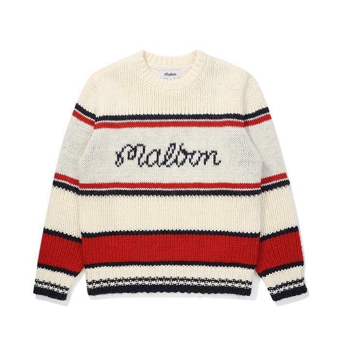 [밀라코/국내발송] 말본 버킷 스웨터 IVORY  M5421PKT45IVY - Malbon