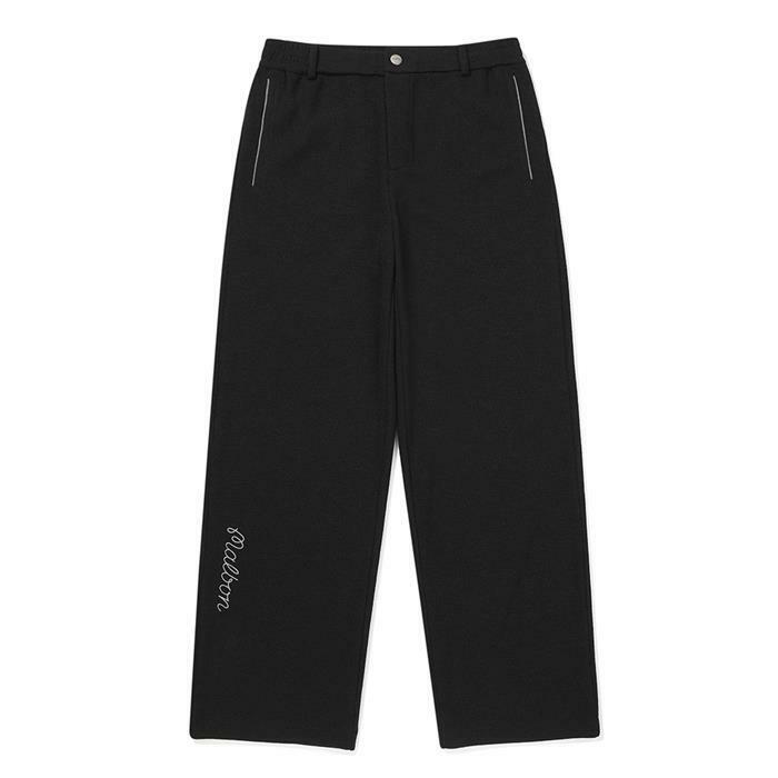 [밀라코/국내발송] 말본 니트라이크 트레블 셋업 팬츠 BLACK  M6121PPT02BLK - Malbon