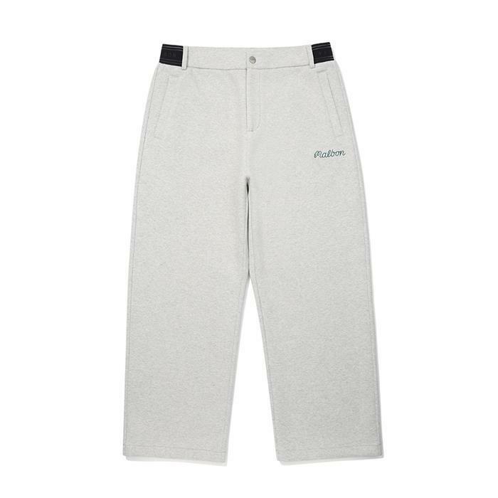 [밀라코/국내발송] 말본 에어리 일자핏 팬츠 MELANGE GRAY  M6121PPT01MGR - Malbon