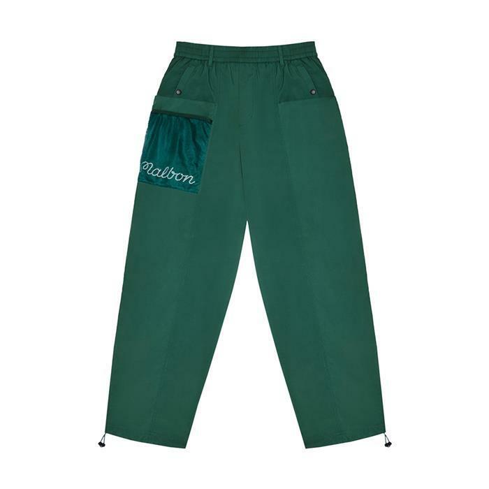 [밀라코/국내발송] 말본 메쉬 바스켓 포켓 팬츠 DARK GREEN  M5411LPT07DGN - Malbon