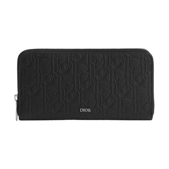 [밀라코/국내발송] 디올 지퍼 장지갑 2ESBC252FLG_H00N - Christian Dior