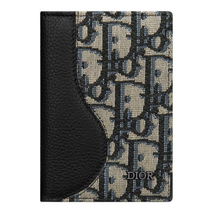 [밀라코/국내발송] 디올 Saddle 버티컬 2단 카드 지갑 2ADCH169YKS_H27E - Christian Dior