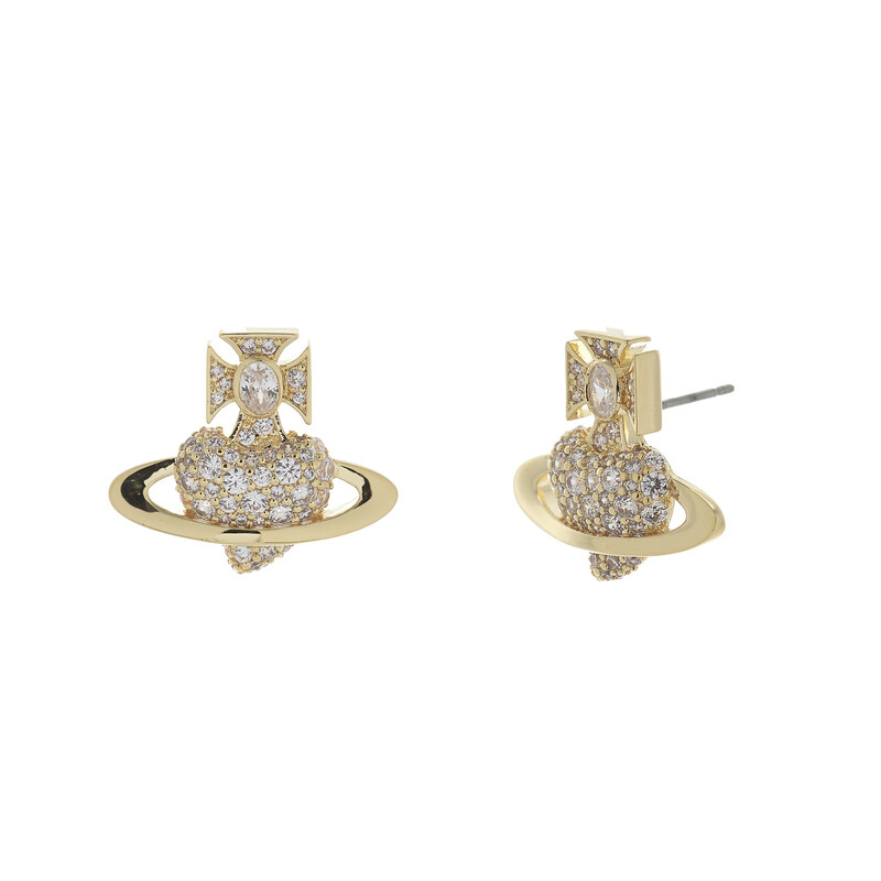 [비비안웨스트우드] 아가타 귀걸이 6201036H_02R102_GOLD - Vivienne Westwood