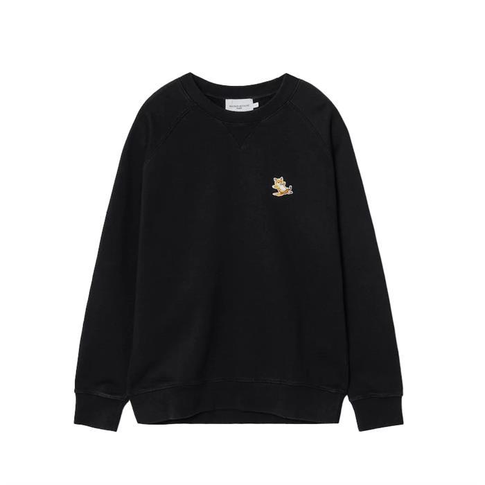메종키츠네 칠렉스 폭스 맨투맨 블랙 GU00342KM0002 - Maison Kitsune