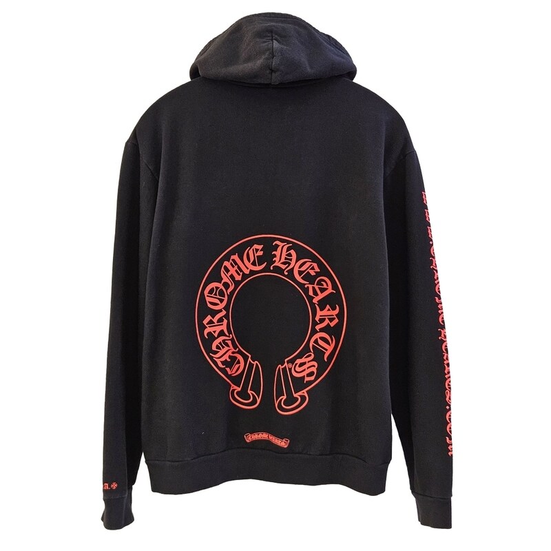 [L] 크롬하츠 홀스슈 웹 익스클루시브 후드 EQL21WGF - Chrome Hearts