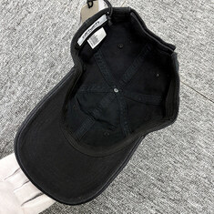 더팩토리 26SS 칼하트 윕 캔버스 야구모자 볼캡 / 블랙 스톤 워시드 (I036654 8906) 썸네일 4