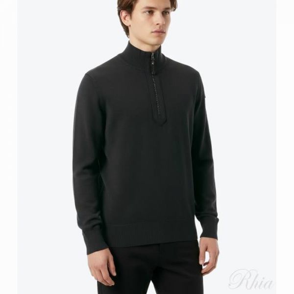 파라점퍼스 26SS 베이직 SCOE PMKNKC05 600 하프집 크루넥 스웨터 - Parajumpers