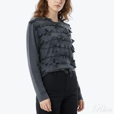 꼼데가르송 2 60 워스티드 울 저지 RP T014 W25 1 썸네일 1
