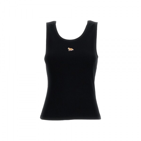 26SS 베이비 폭스 패치 탱크탑 블랙 PW00623KA0033 P199 - Maison Kitsune