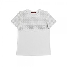 26SS MSTPUGNALE 라인스톤 로고 티셔츠 화이트 2616971011 004 썸네일 1