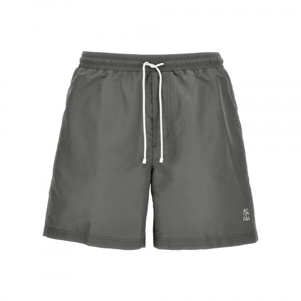 26SS 로고 스윔 숏팬츠 그레이 MW817043 CYN15 - Brunello Cucinelli