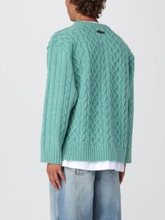 25FW 모스키노   남성 케이블 니트 점퍼 09125203 0365 Moss Green BPG 썸네일 3