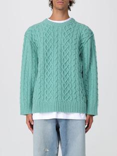 25FW 모스키노   남성 케이블 니트 점퍼 09125203 0365 Moss Green BPG 썸네일 1