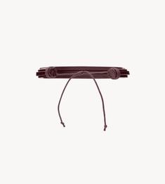 26SS 생로랑 레귤러 벨트 820441 AAF94 6195 DEEP BURGUNDY AND LIGHT BRONZE DOM 썸네일 2