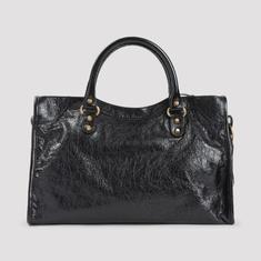 26SS 발렌시아가 르 시티 미디움 백 823058 210F6 1000 BLACK DOM 썸네일 4