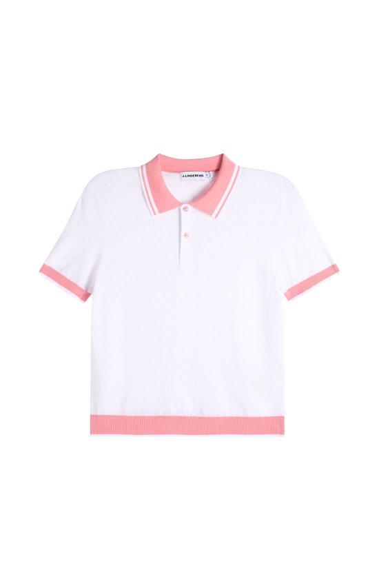 26SS 제이린드버그 폴로 티셔츠 BWKW154510000 WHITE DOM - J.Lindeberg