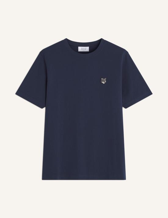 26SS 메종키츠네 폭스 헤드 컴포트 티셔츠 PM00108KJ7025 0413 CLASSIC NAVY DOM - Maison Kitsune
