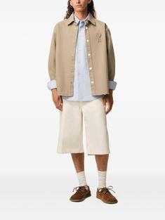 26SS 아미 톤온톤 로고 코튼 니트 오버셔츠 UJK897 DE0126 A036 TAUPE BEIGE DOM 썸네일 5