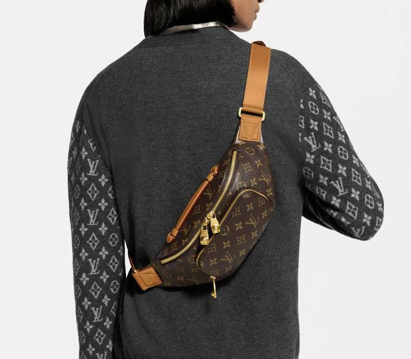 [백화점 풀셋] 내일도착 루이비통 남자 가죽 범백 힙색 밸트백 슬링백 가방 LM14019 - Louis Vuitton
