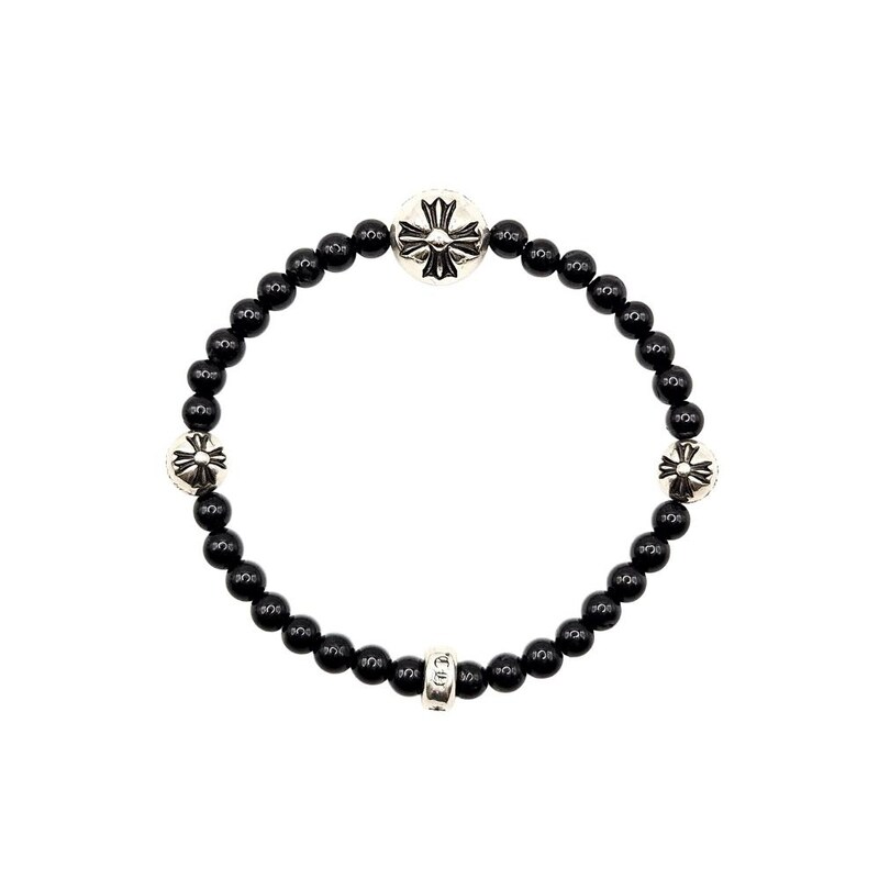 [4mm] 크롬하츠 오닉스 비즈 팔찌 I8WW1PY2 - Chrome Hearts