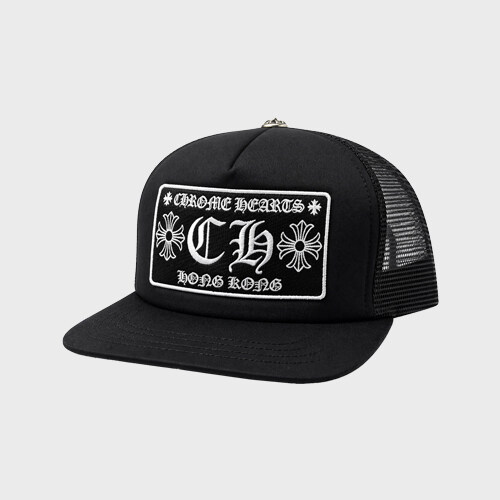 [크롬하츠] CH 홍콩 트러커캡 블랙 모자 10010208505 / TEO - Chrome Hearts