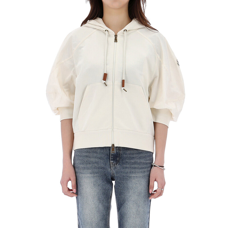국내배송 26SS 몽클레어 벌룬 숏슬리브 후드 집업 자켓 8G00023 89B2V 04A - Moncler