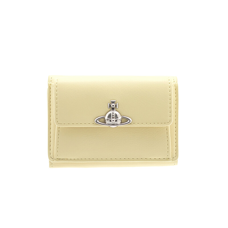 [비비안웨스트우드] ORB 스몰 플랩 반지갑 5115002TW_S0026_E402_YELLOW - Vivienne Westwood