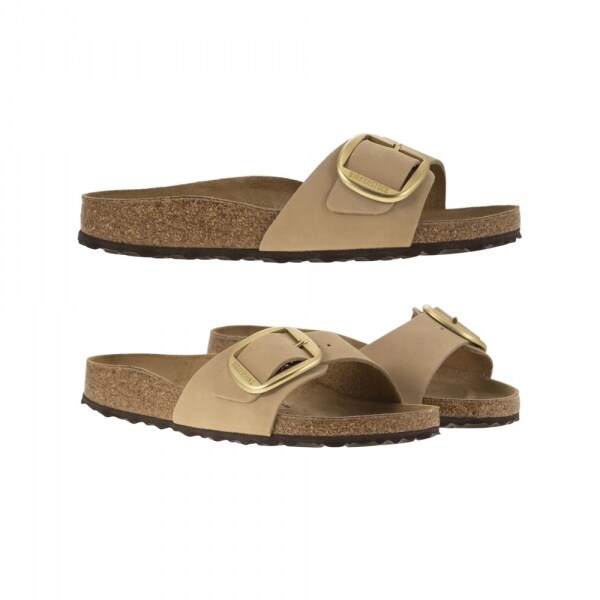 26SS 마드리드 빅 버클 네로우핏 샌들 샌드캐슬 1024009 SANDCASTLE - Birkenstock