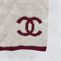 [럭스유] 샤넬 CC로고 캐시미어 머플러 썸네일 4