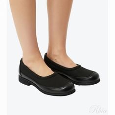 아워레가시 26SS 보헤미안 슬리퍼 딥 블랙 레더 A2267BDB 썸네일 1