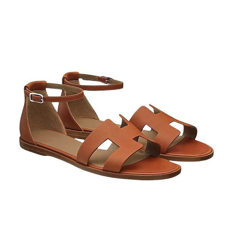 에르메스 산토리니 Santorini 여성 샌들 내추럴 H211178Z A3365 - Hermes
