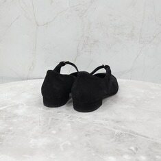 [럭스유] (새상품) 36.5 / 샤넬 25C 블랙 스웨이드 메리제인 플랫 슈즈 G46499 썸네일 3