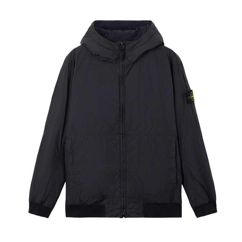스톤아일랜드 25FW 크링클랩스 남성 후드 집업 윈드 자켓 K2S154100013S0A23 V0029 - Stone Island
