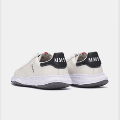 [국내배송] 미하라 야스히로 찰스 레더 스니커즈 남여 A12FW701 WHITE 썸네일 2