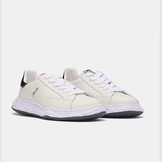 [국내배송] 미하라 야스히로 찰스 레더 스니커즈 남여 A12FW701 WHITE 썸네일 1