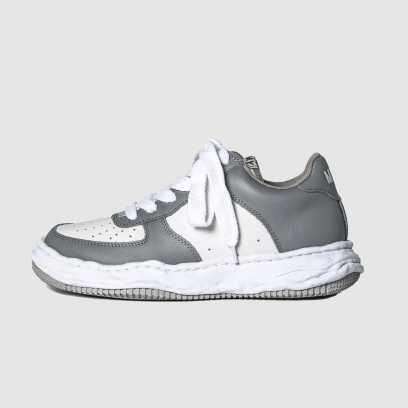 [국내배송] 미하라 야스히로 웨인 레더 스니커즈 남여 A08FW706 GRY/WHT - Mihara Yasuhiro