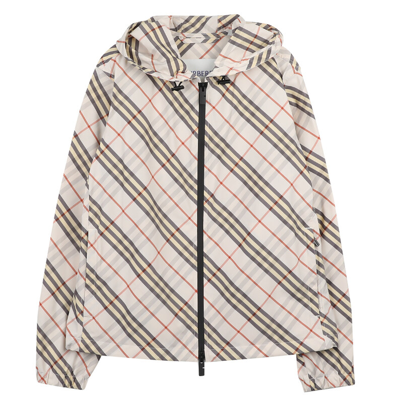 버버리 체크 솔컴 후드 재킷 8123139 - Burberry