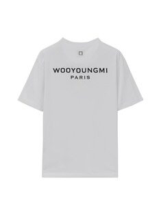 우영미 남성 티셔츠 26SS 우영미 백로고 반팔티 W261TS07 썸네일 4