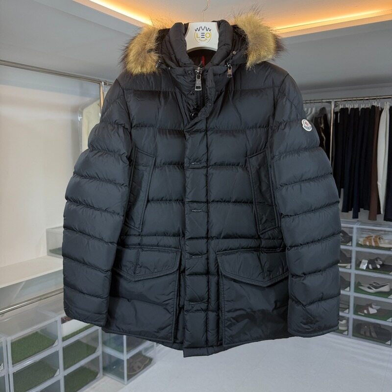 몽클레어 클루니 와펜 패치 패딩 - Moncler
