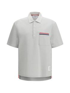 26SS 톰브라운 폴로 티셔츠 MJP244E J0251 050 PALE GREY DOM 썸네일 1