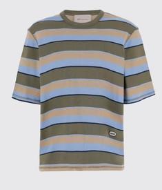 26SS 아미 반팔 티셔츠 UTS369 JE0209 A073 LIGHT BLUE KHAKI TAUPE INK DOM 썸네일 2