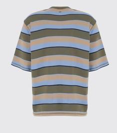 26SS 아미 반팔 티셔츠 UTS369 JE0209 A073 LIGHT BLUE KHAKI TAUPE INK DOM 썸네일 3