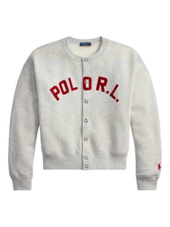 26SS 폴로 랄프로렌 로고 버튼 스웨트셔츠 211A96268001 GREY DOM - Polo Ralph Lauren